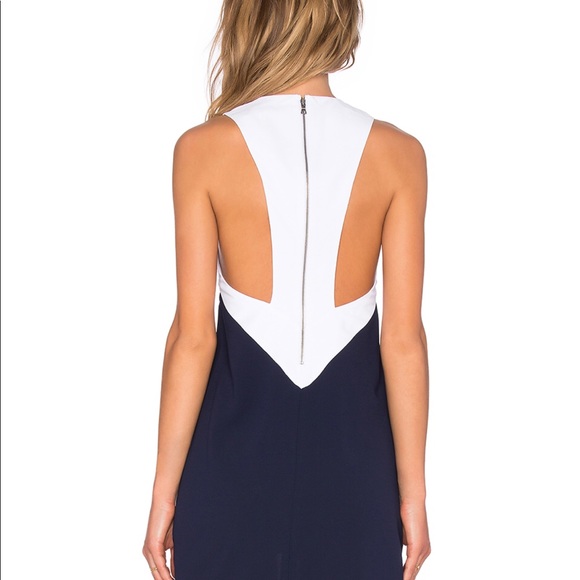 Alice and Olivia navy and white dress (maya dress) - Picture 6 of 7